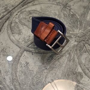 NIKE VINTAGE LEATHER AND COTTON WOVEN GOLF BELT 36 37 38 39 40